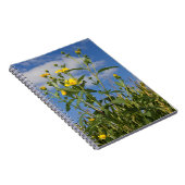 Fotografie van wilde zonnebloemen notitieboek (Rechterzijde)