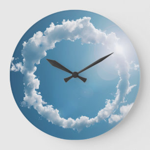Fotografie van wolken Blauwe lucht Grote Klok