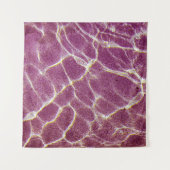 Fotografie van zand onder water wandkleed (Voorkant)