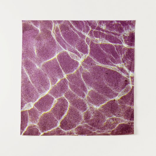 Fotografie van zand onder water wandkleed (Voorkant)