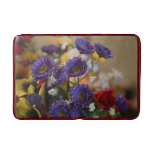 Fotografie Violet Flowers Fleece Blanket Badmat