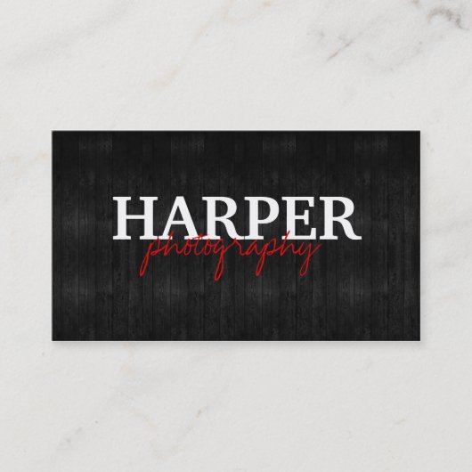 Fotografie Visitekaartje (Voorkant)