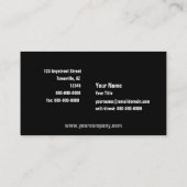 fotografie visitekaartje (Achterkant)