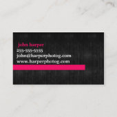 Fotografie Visitekaartje (Achterkant)