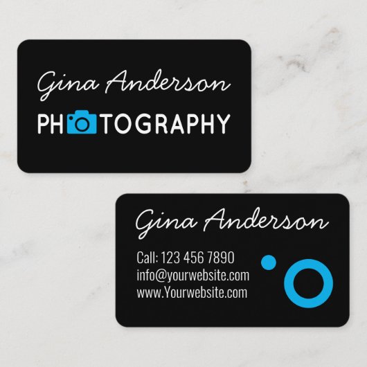 Fotografie Visitekaartje (Voorkant / Achterkant)