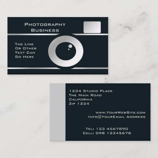 Fotografie Visitekaartje (Voorkant / Achterkant)