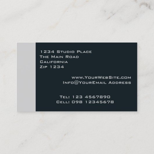 Fotografie Visitekaartje (Achterkant)