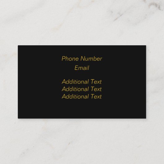 Fotografie Visitekaartje (Achterkant)