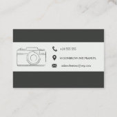 fotografie visitekaartje (Achterkant)