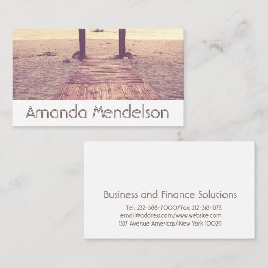  fotografie visitekaartje (Voorkant / Achterkant)