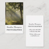 Fotografie Visitekaartje (Voorkant / Achterkant)