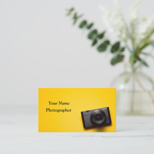 Fotografie Visitekaartje (Staand voorkant)