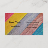 Fotografie Visitekaartje (Achterkant)