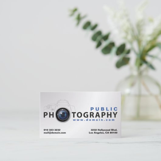 Fotografie Visitekaartje (Staand voorkant)