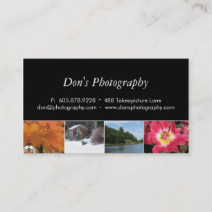 Fotografie Visitekaartje 4 Seizoenen