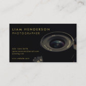 Fotografie Visitekaartje Black Gold Fotograaf (Achterkant)