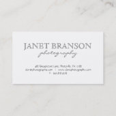 Fotografie Visitekaartje Denim Fotosjabloon (Achterkant)