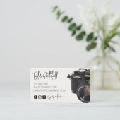 Fotografie Visitekaartje filmcamera (Staand voorkant)