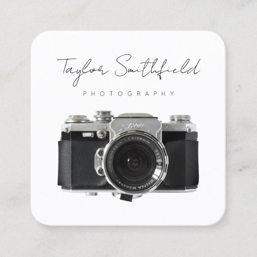 Fotografie Visitekaartje Fine Line Film Camera (Voorkant)