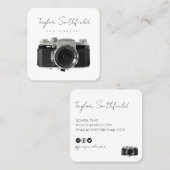 Fotografie Visitekaartje Fine Line Film Camera (Voorkant / Achterkant)