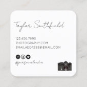 Fotografie Visitekaartje Fine Line Film Camera (Achterkant)