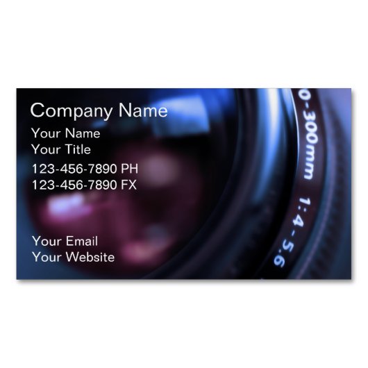 Fotografie Visitekaartje Magneten (Voorkant)