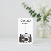 Fotografie Visitekaartje van de oude camera (Staand voorkant)