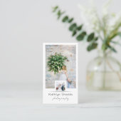 Fotografie Visitekaartje | Verticale Fotokaarten (Staand voorkant)