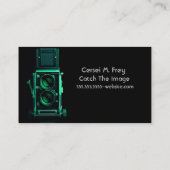 Fotografie Visitekaartje Vinatge Camera (Achterkant)