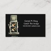 Fotografie Visitekaartje Vinatge Camera (Achterkant)