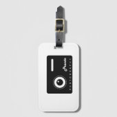 Fotografie Visitekaartje #visitekaartje Bagagelabel (Voorkant (verticaal))