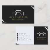 Fotografie Visitekaartjes Minimalistische fotograa (Voorkant / Achterkant)