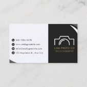 Fotografie Visitekaartjes Minimalistische fotograa (Achterkant)