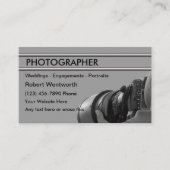 Fotografie Visitekaartjes Modern Design (Voorkant)