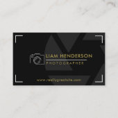 Fotografie Visitekaartjes Moderne fotograaf (Voorkant)