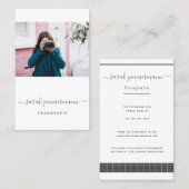 Fotografie Visitenkarte mit Foto - Vorlage Visitekaartje (Voorkant / Achterkant)