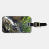 Fotografie voor het achtervolgen van watervallen bagagelabel (Voorkant horizontaal)