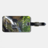 Fotografie voor het achtervolgen van watervallen bagagelabel (Achterkant horizontaal)