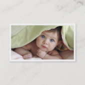 Fotografie voor sierdoeleinden visitekaartje (Achterkant)