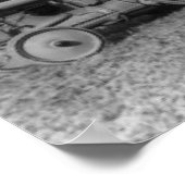 Fotografie voor vrouwelijke treinbestuurder poster (Hoek)