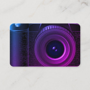 Fotografie voor zwart en Paars Visitekaartje