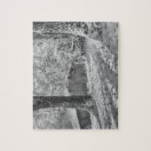 Fotografie voor zwarte en witte achtergrondsneeuws legpuzzel (Verticaal)