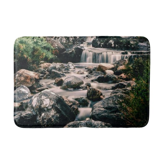 Fotografie WATERFALL STONES + uw ideeën Badmat (Voorkant)