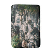 Fotografie WATERFALL STONES + uw ideeën Badmat (Voorkant Verticaal)