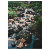 Fotografie WATERFALL STONES + uw ideeën Klembord (Achterkant)