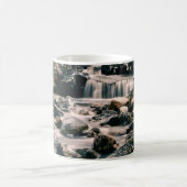 Fotografie WATERFALL STONES + uw ideeën Koffiemok (Center)