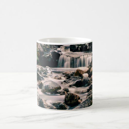 Fotografie WATERFALL STONES + uw ideeën Koffiemok (Center)