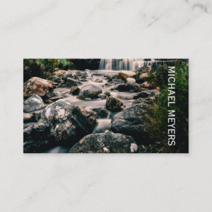 Fotografie WATERFALL STONES + uw ideeën Visitekaartje