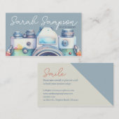 Fotografie waterverf camera visitekaartje (Voorkant / Achterkant)