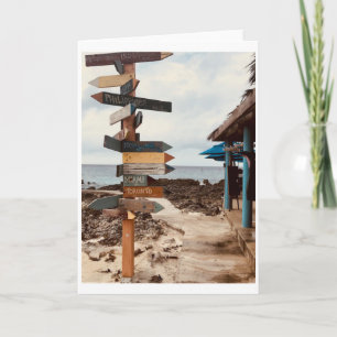 Fotografie Wenskaart "Tiki Bar" Kaart